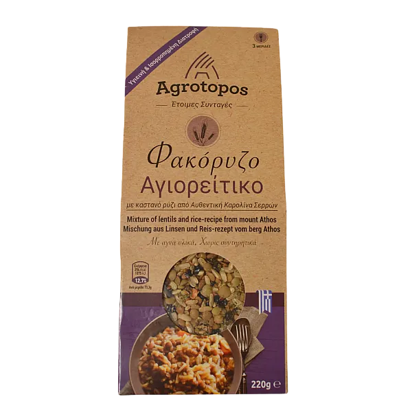 Φακόρυζο Αγιορείτικο Αγρότοπος (220 γρ.)